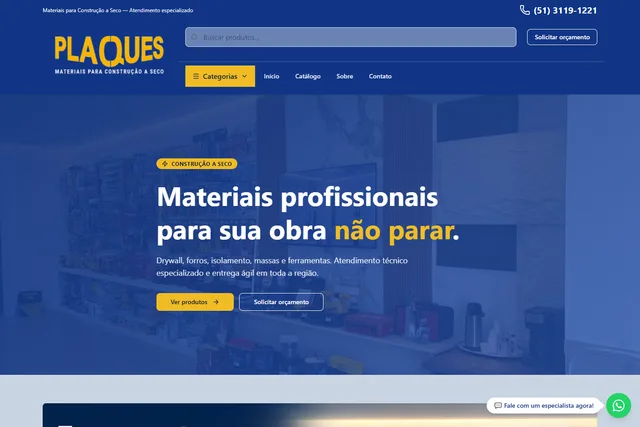Captura do site Plaques